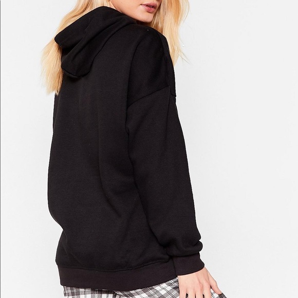 Oversized Drawstring Hoodie - Picture 4 of 8